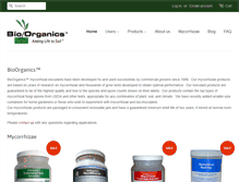 Tablet Screenshot of bio-organics.com